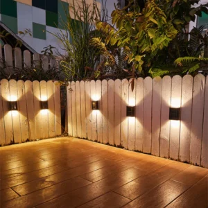 Draadloze Zonne-Tuinwand-LED-Lampen
