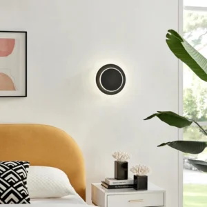 Luna Eclipse Two Circle Multifunctionele Lamp // Zwart