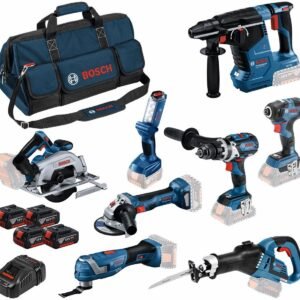 Bosch Blauw 8 Toolkit 18V | Combopack 4 x 5.0Ah + lader