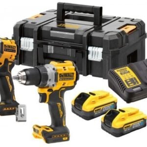 DeWalt DCK2051H2T-QW | 18V XR Compact Brushless Twin kit DCD800 + DCF850 | 2x 5.0Ah accu