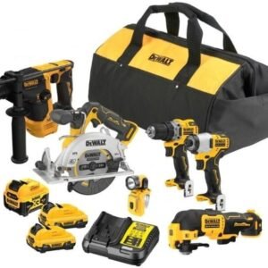 DeWalt DCK611P1D2-QW | 12V XR Brushless 6-kit voordeelset (DCD701+DCF801+DCS512+DCH072+DCS353+DCL510)