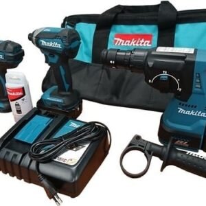 Makita DLX3089T Combiset – DHP482 Klopboormachine + DTD153 Slagschroevendraaier + DHR243 boorhamer 18v