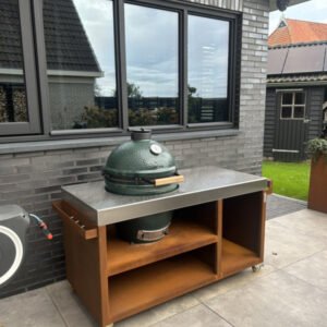 Roestvrijstalen buitenkeuken voor Big Green Eg
